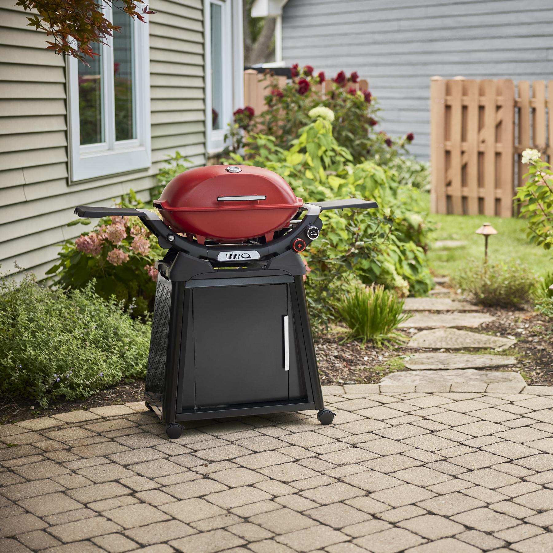 Weber 1500391 Q 2800N+ Gas Grill With Stand (Liquid Propane) - Flame Red