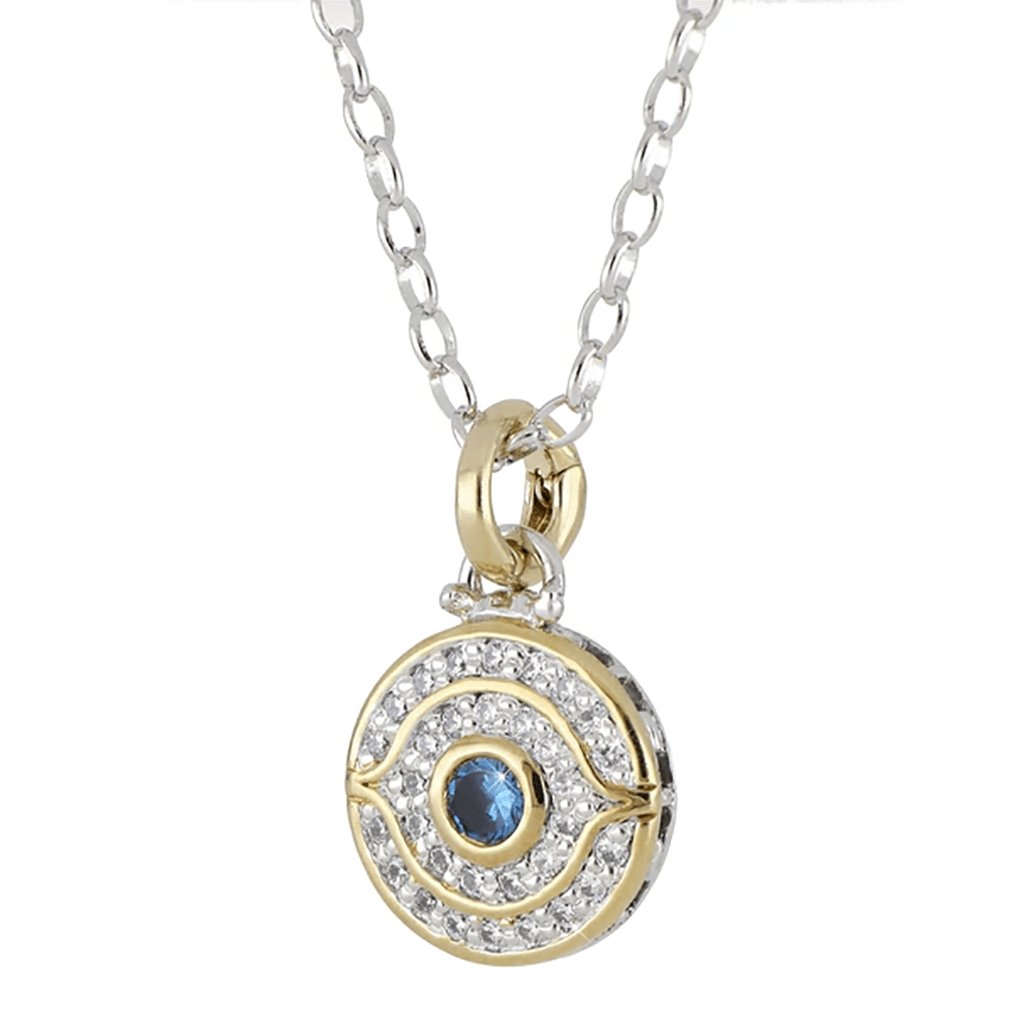 John Medeiros  Celebration Petite Pavé Evil Eye Necklace