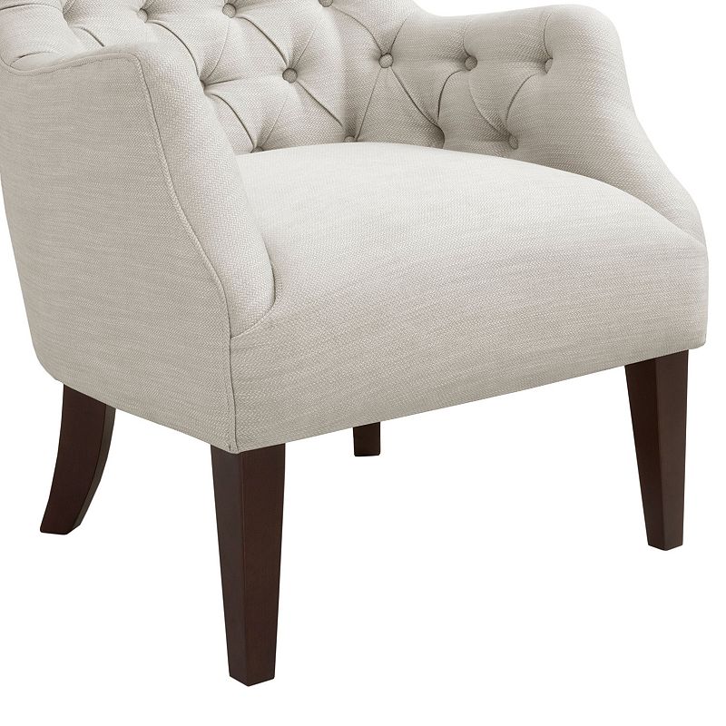 Madison Park Isa Button Tufted Wing Back Accent Chair