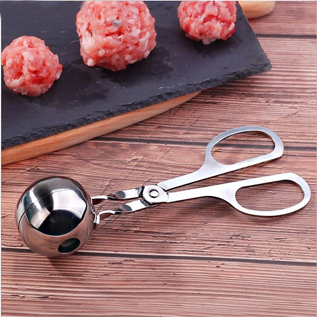 Meatball Maker Clip Spoon Stainless Steel Meatballs Mold Fried Fish DIY Meatballs Making Kitchen Cooking Accessories