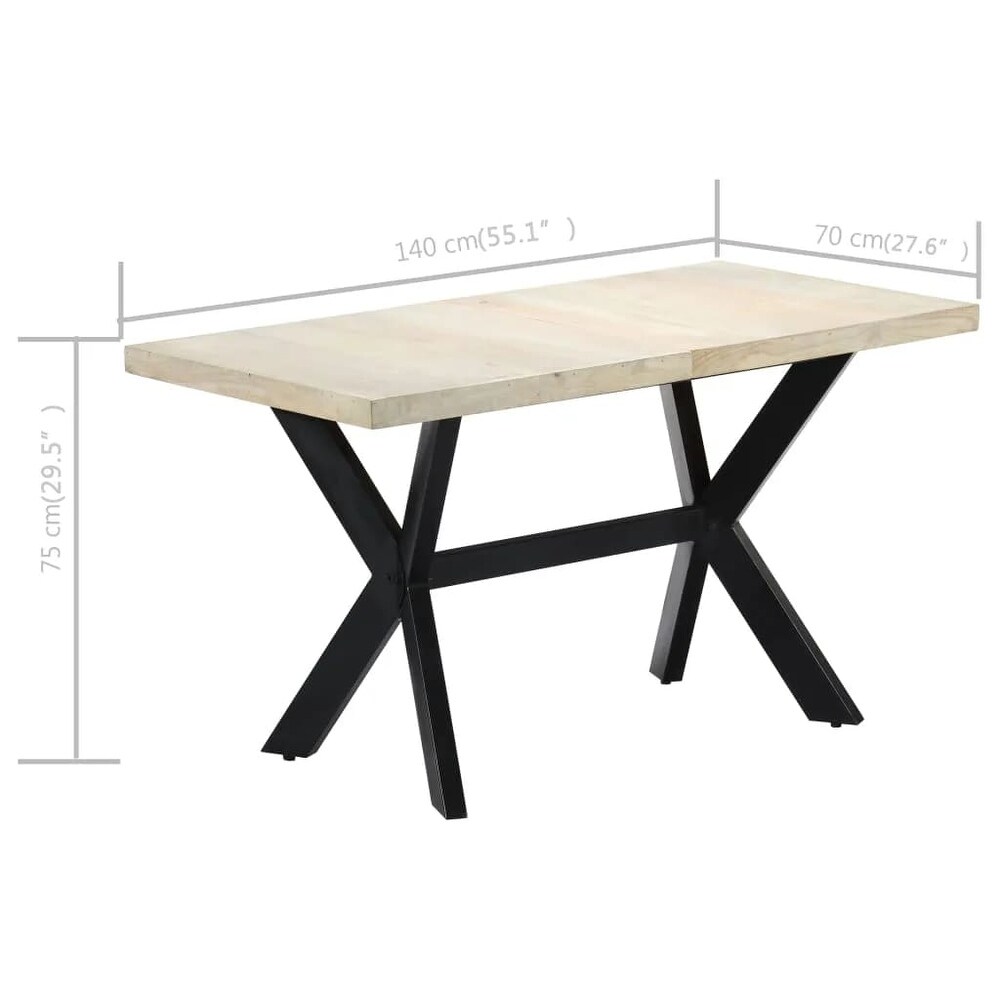 vidaXL Dining Table 55.1\