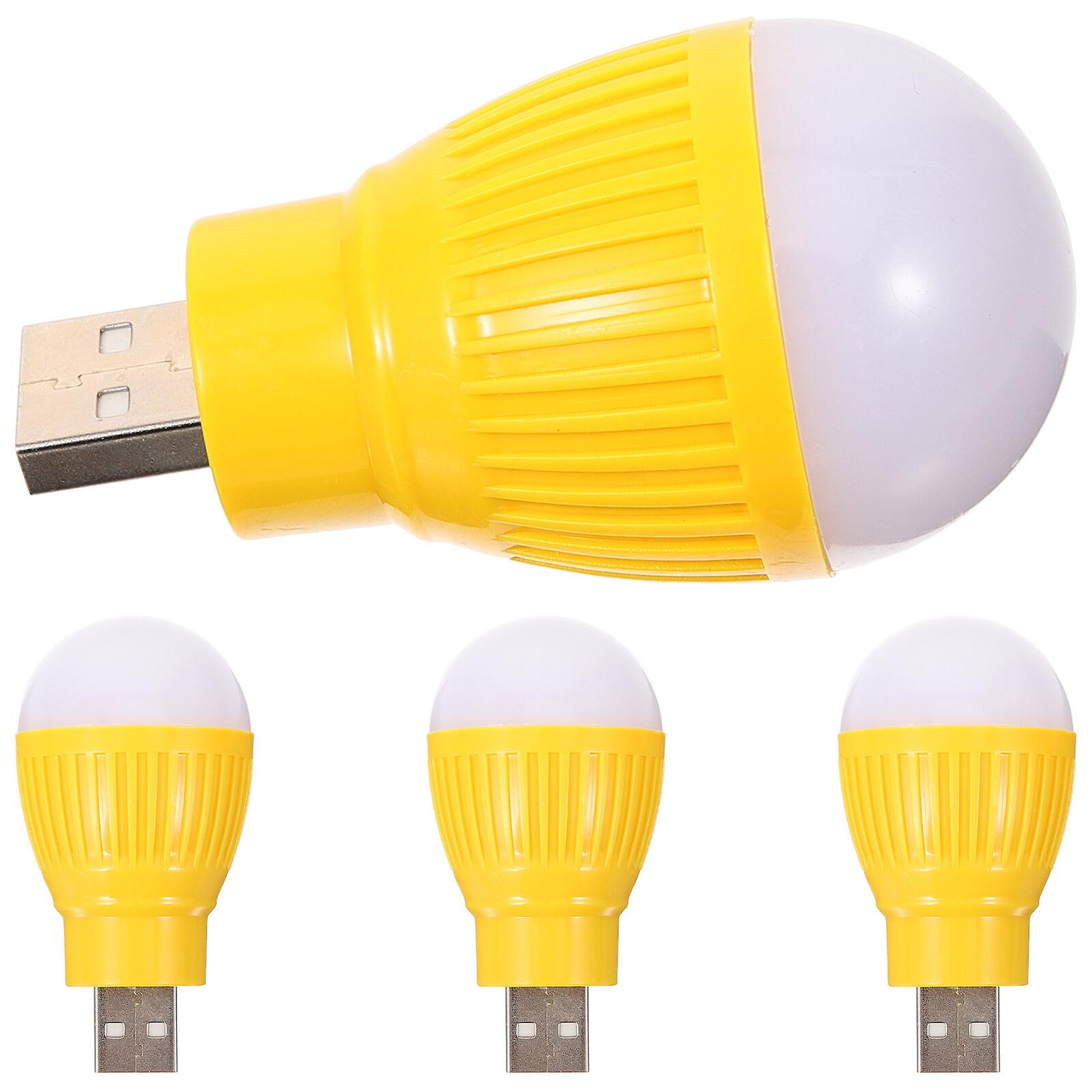 4pcs Usb Small Light Bulbs Led Mini Lights Emergency Lights Small Lamps Usb Lights