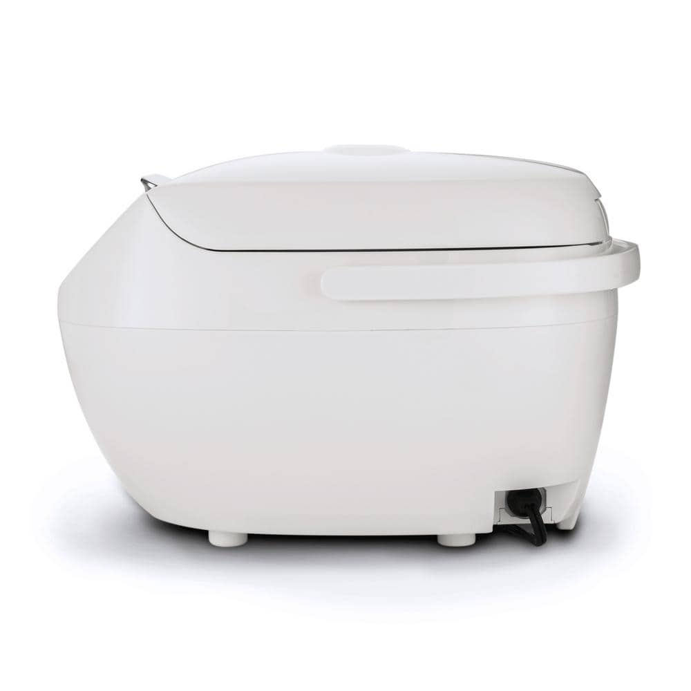 Tiger Micom 10-Cup White Rice Cooker with Tacook Cooking Plate JBV-S18U