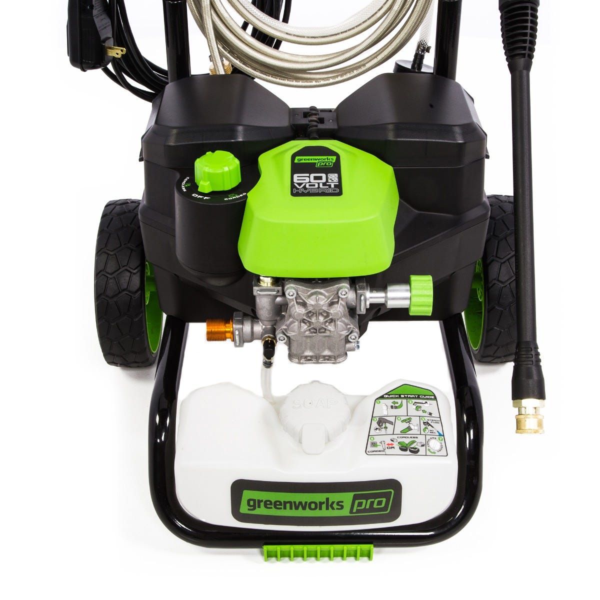 60V Hybrid 1800-PSI 1.1 GPM Electric Pressure Washer | Greenworks Tools