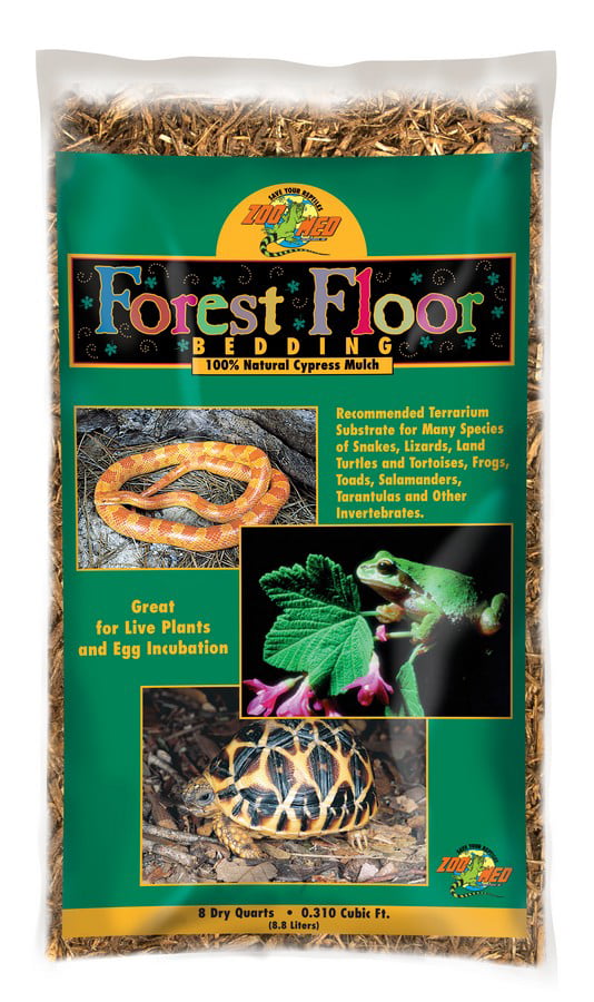 Zoo Med Laboratories Forest Floor��� Natural Cypress Mulch Substrate Bedding 8 Quartz