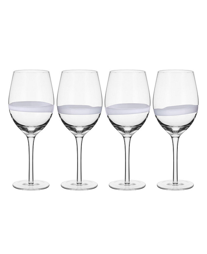 Fitz and Floyd Organic Band 20-oz Red Wine Glasses 4-Piece Set