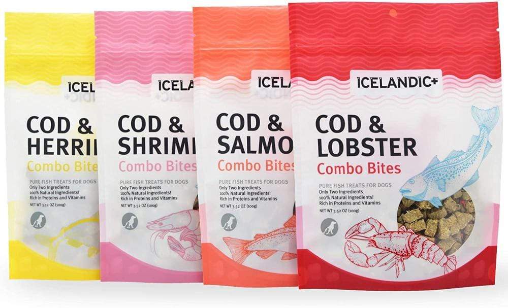 Icelandic+ Cod and Herring Combo Bites Fish Dog Treats