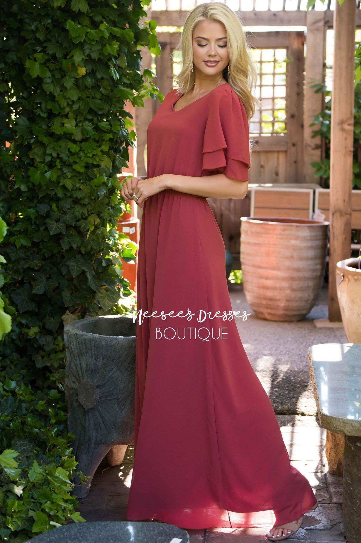 The Chloe Chiffon Maxi Dress