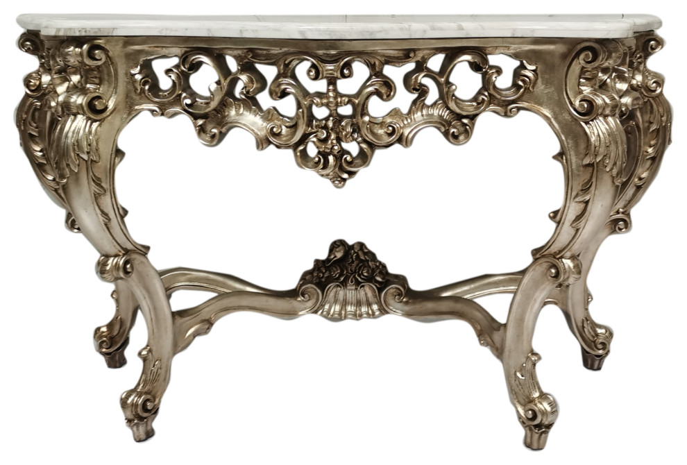 Rosia 63.58 quotConsole Table   Victorian   Console Tables   by Infinity Furniture  Houzz