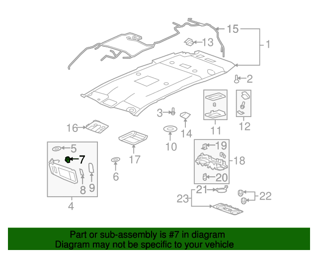 Genuine OE GM Support - 15877013