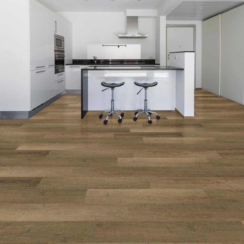 Lifeproof Sleeman Creek Oak 12 MIL x 7.1 in. W x 48 in. L Click Lock Waterproof Luxury Vinyl Plank Flooring (18.7 sqftcase) I2109121L