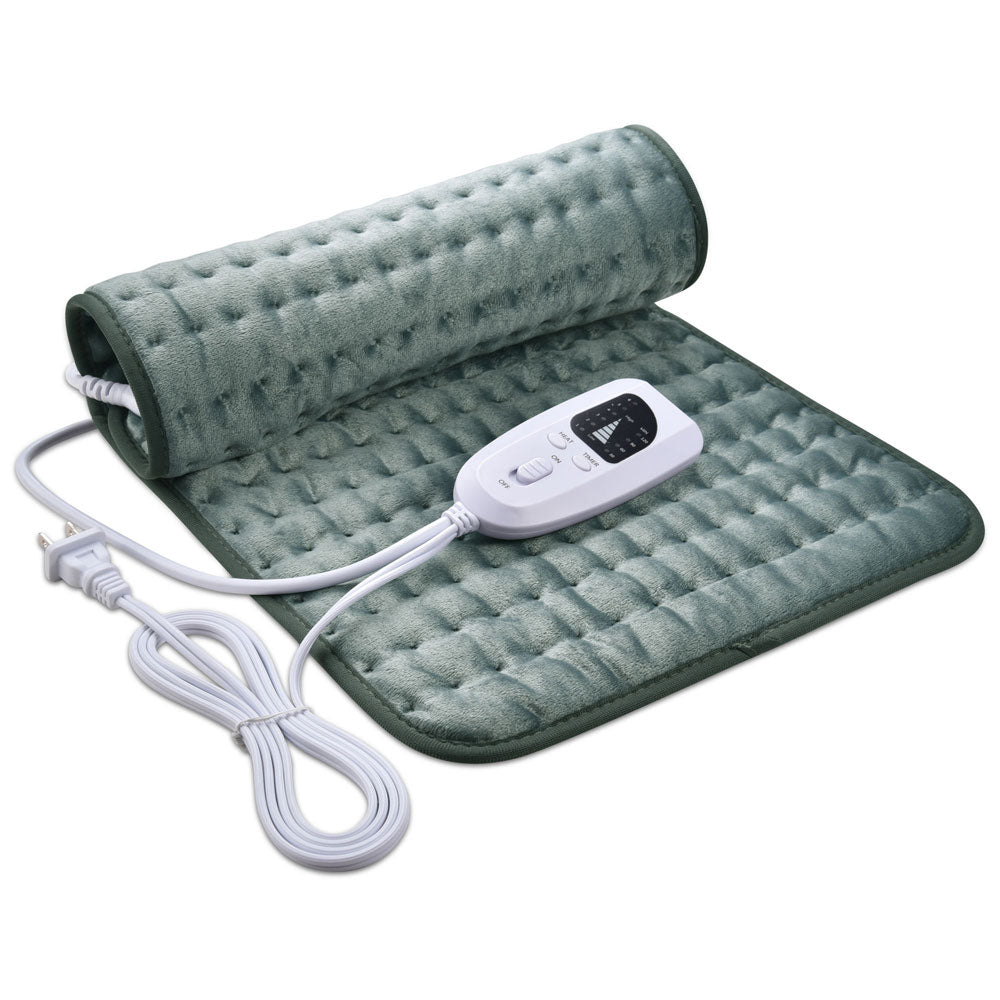 Yescom Electric Heating Pads Moist & Dry Heat 6 Heat Settings, 12