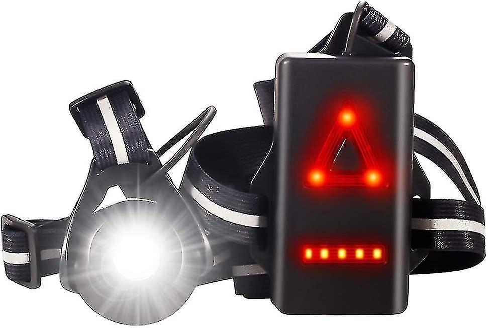 2023-chest Light For Running， Usb Rechargeable Led Chest Light， 500 Lumens， 90  Adjustable Beam Angl