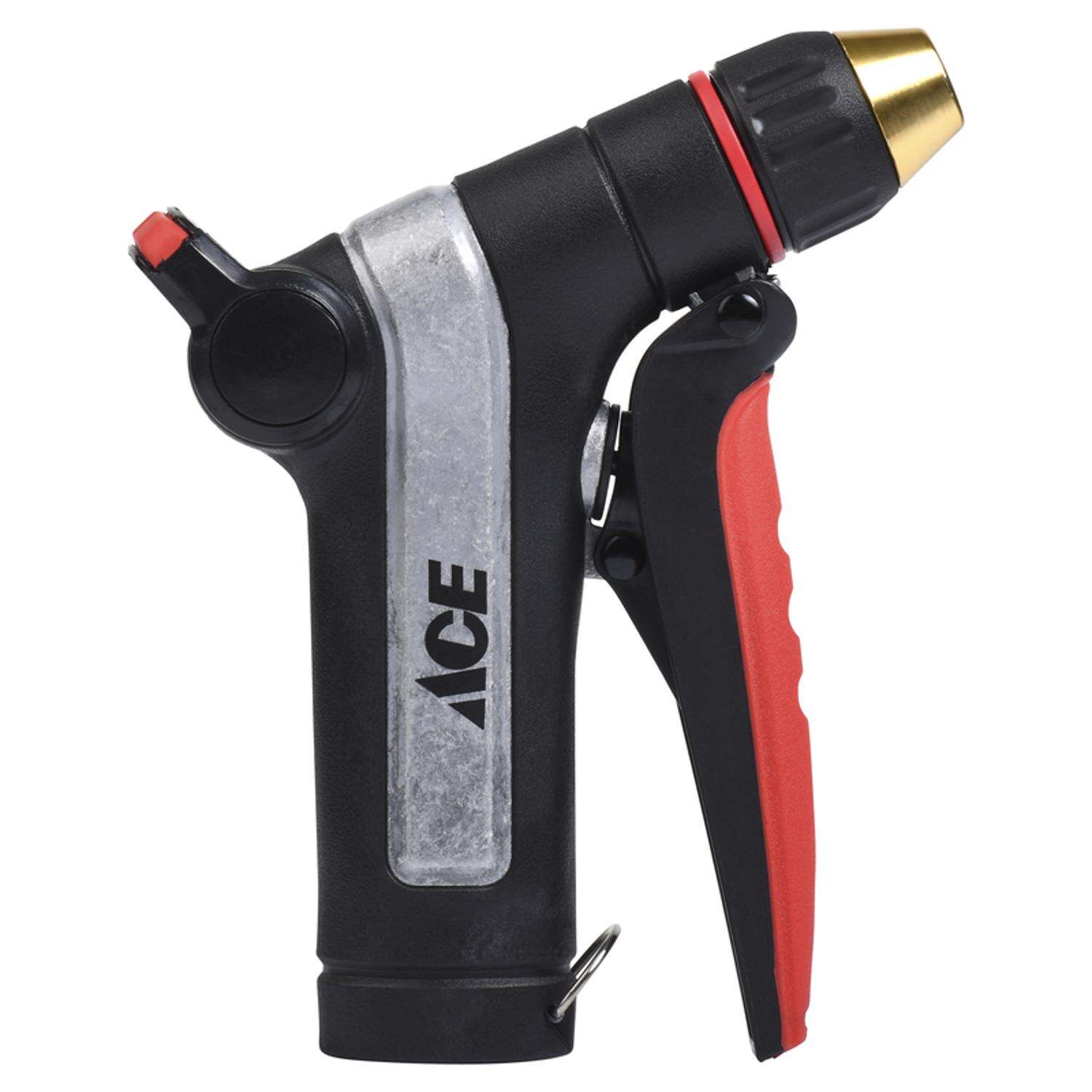 Ace 2 Pattern Adjustable Metal Heavy-Duty Hose Nozzle