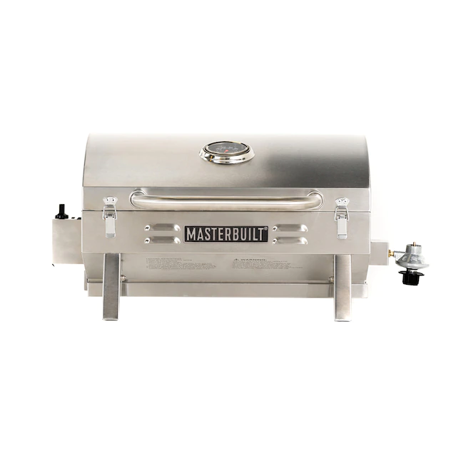 Masterbuilt MB20030819 Portable Propane Grill， Stainless Steel