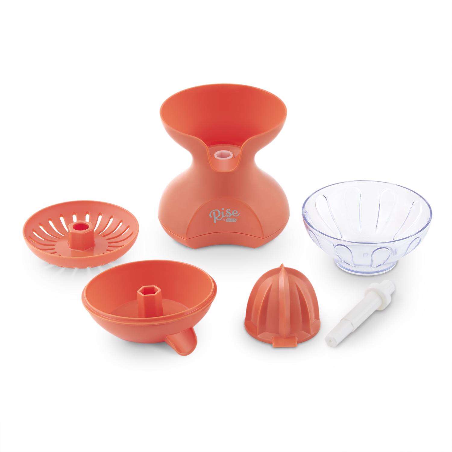 Rise by Dash Orange Plastic 10 oz Citrus Juicer