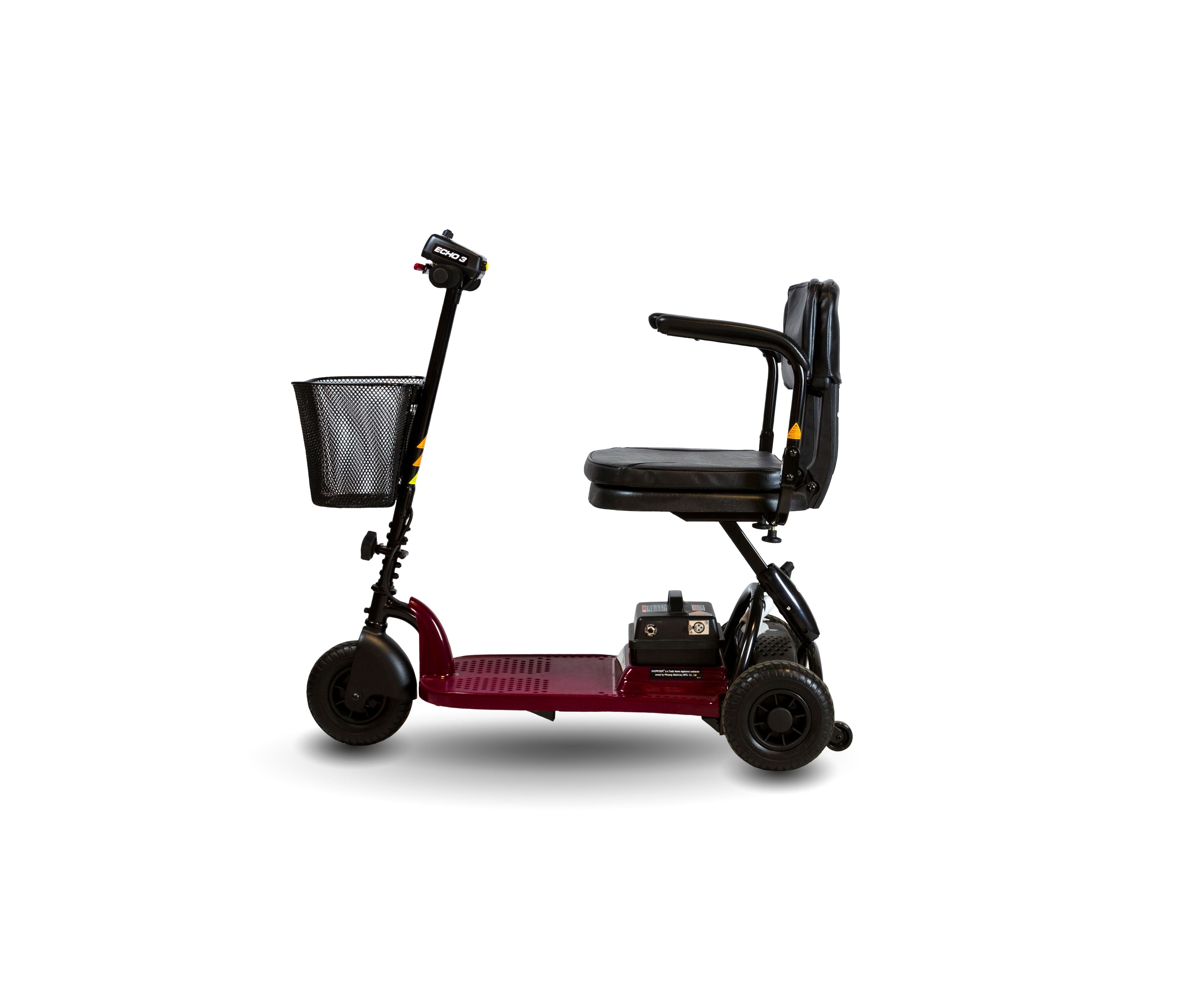 Shoprider Echo 3 Wheel Lightweight Mobility Scooter, Precise Turning - Portable For Travel and On the Go, For Seniors