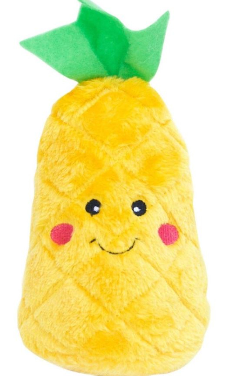 Zippy Paws NomNomz Pineapple Plush Dog Toy