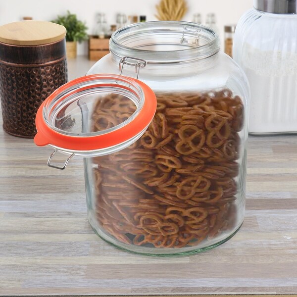 22.4 Cup Glass Jar With Lid