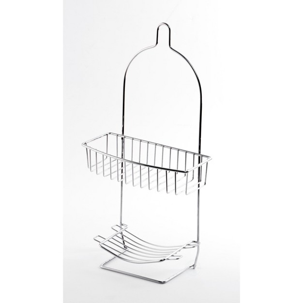 Basicwise Metal Wire Hanging Bathroom Shower Storage Rack