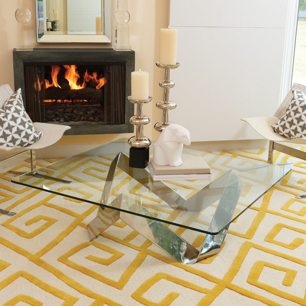 Bendy Ribbon Cocktail Table   Contemporary   Coffee Tables   by HedgeApple  Houzz