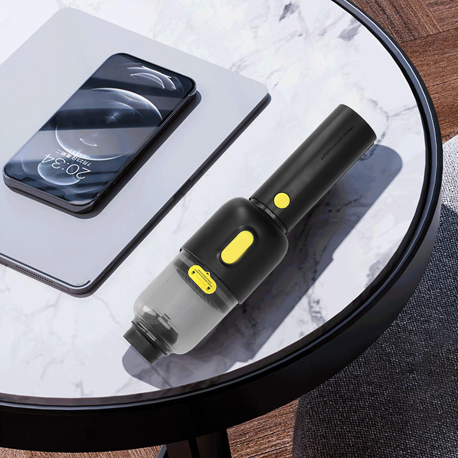 Powerful Handheld Car Vacuum With Usb Charging - Efficient Cleaning And Portable Design For Spotless Interiors