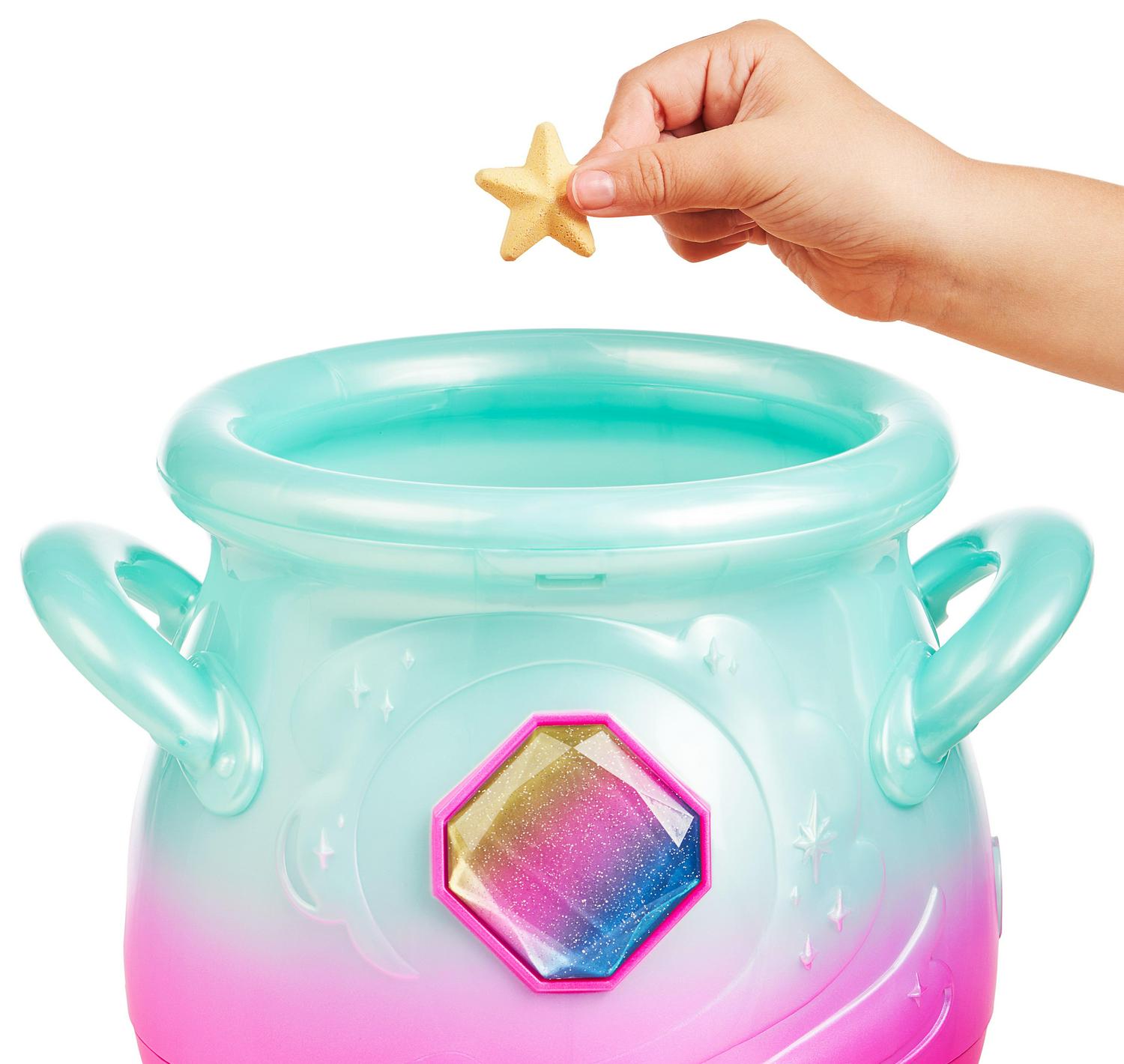 Magic Mixies Magical Misting Cauldron with Exclusive Interactive 8 inch Rainbow Plush Toy and 50+ Sounds and Reactions Toys for Kids Ages 5+  Crowdfused