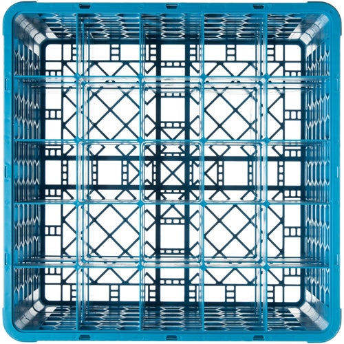 Carlisle RG25-414 OptiClean 25 Compartment Glass Rack with 4 Extenders 19.75