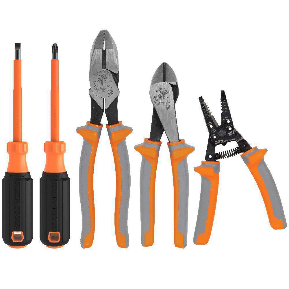 Klein Tools 1000-Volt Insulated Tool Set (5-Piece) 9415R