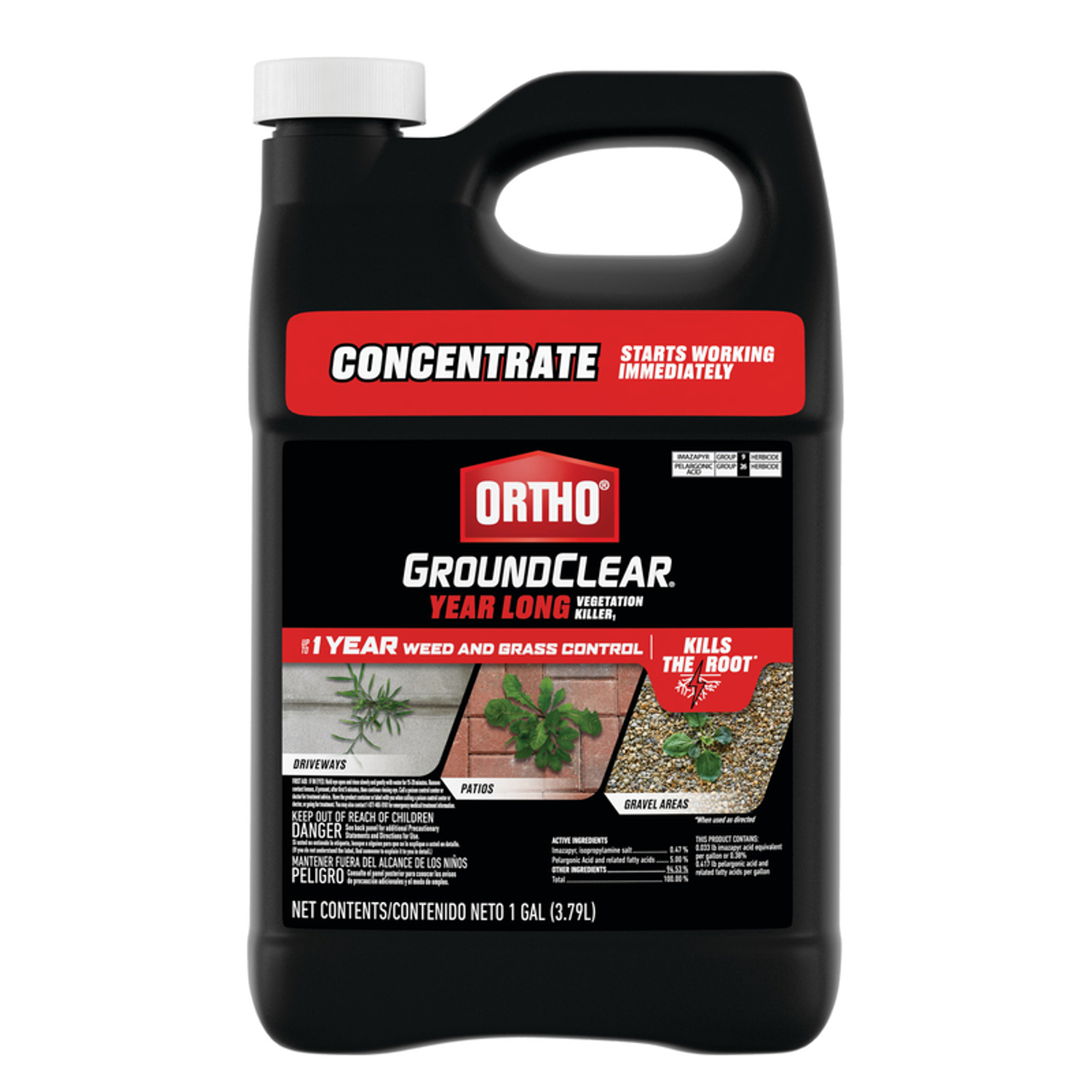 Ortho GroundClear Year Long Vegetation Killer Concentrate 1 gal