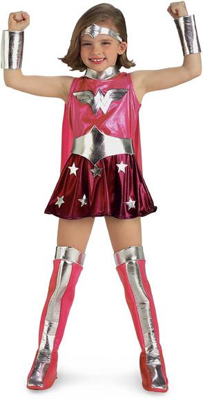 Ruby Slipper Sales 155995 Pink Wonder Woman Child ...