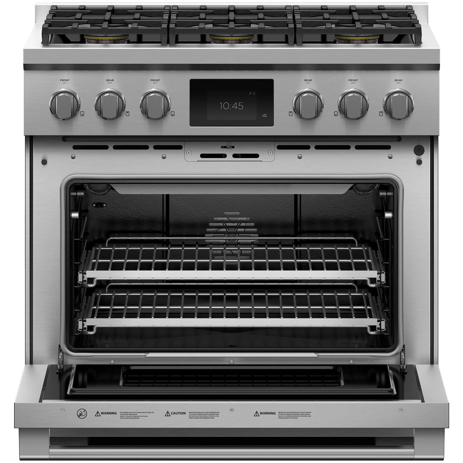 Fisher & Paykel 36-inch Freestanding Dual-Fuel Range with 6 Burners RDV3-366-N