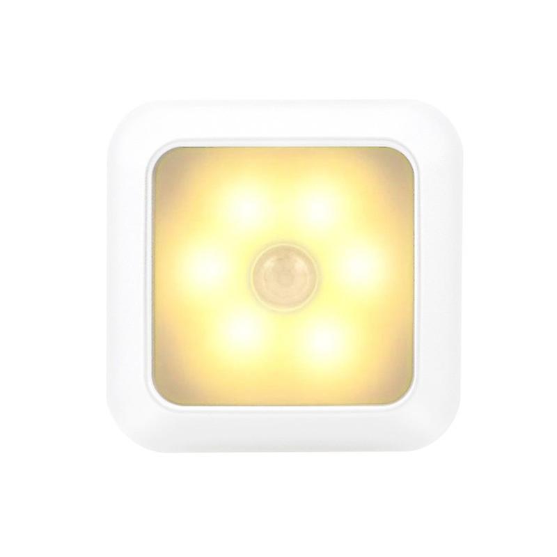 Wireless Smart Motion Sensor Light Battery-powered Led Wall Light Induction Lamp For Closet Cabinet Stairs Hallway Corridor Bedroom Kitchen Night Ligh