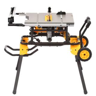 DW 15 Amp Corded 10 in. Job Site Table Saw with Rolling Stand DWE7491RS