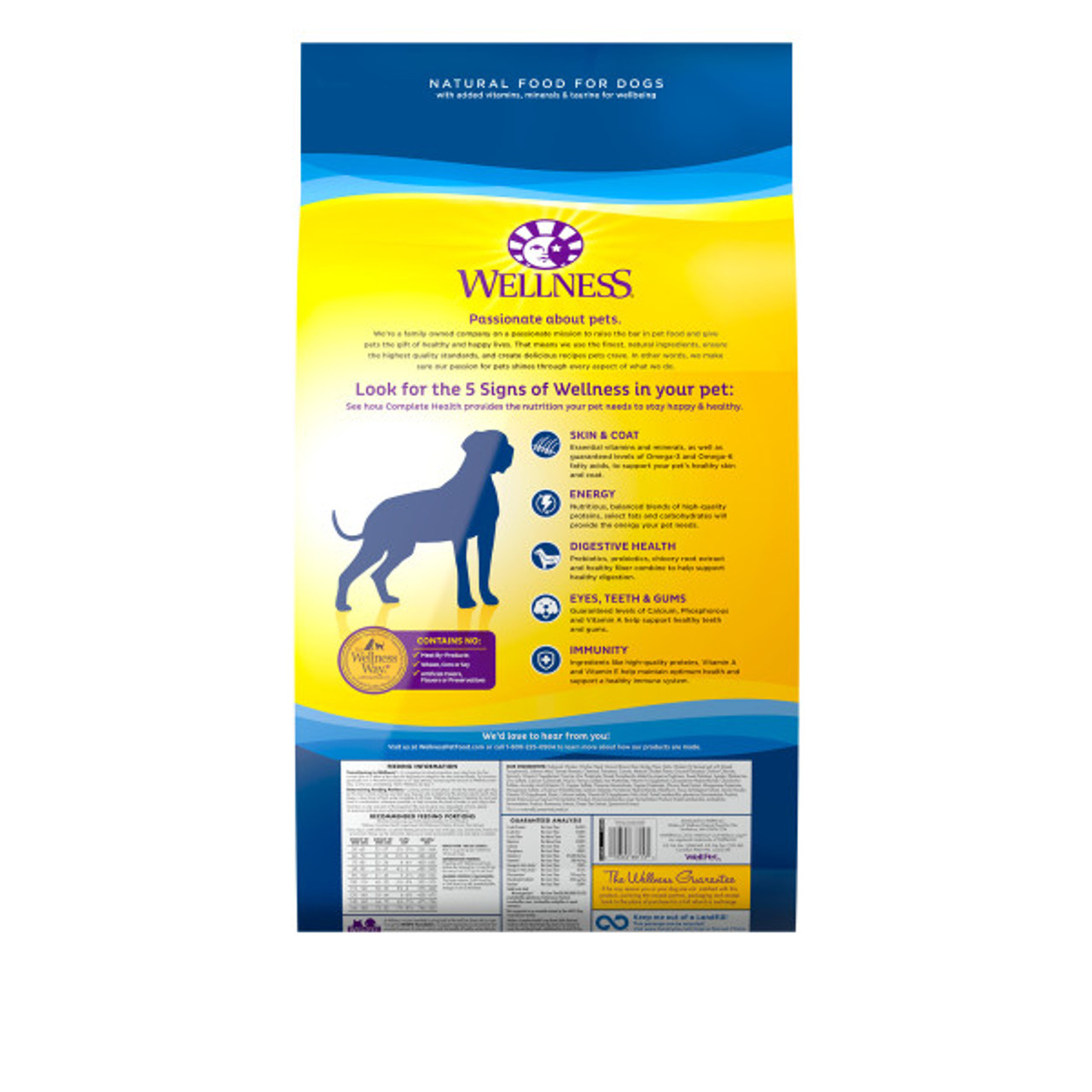 Wellness Complete Health Large Breed Adult Dog Food 30 Lb. Bag