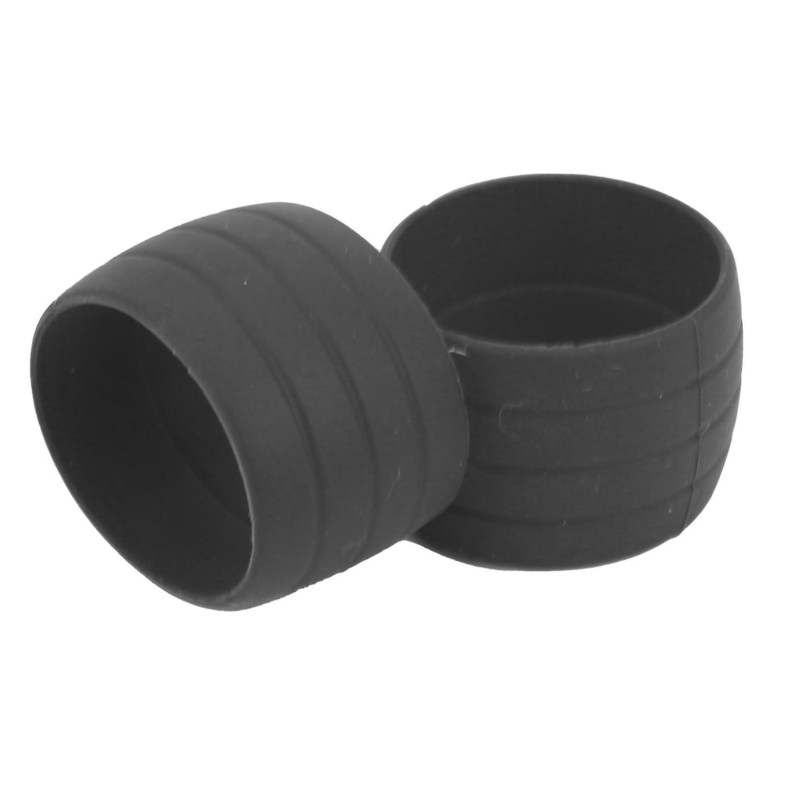 Bike Silicone Elastic Strap Fixing Ring Tape Plug Bike Handlebar Fixing Belt Ring Sleeveblack