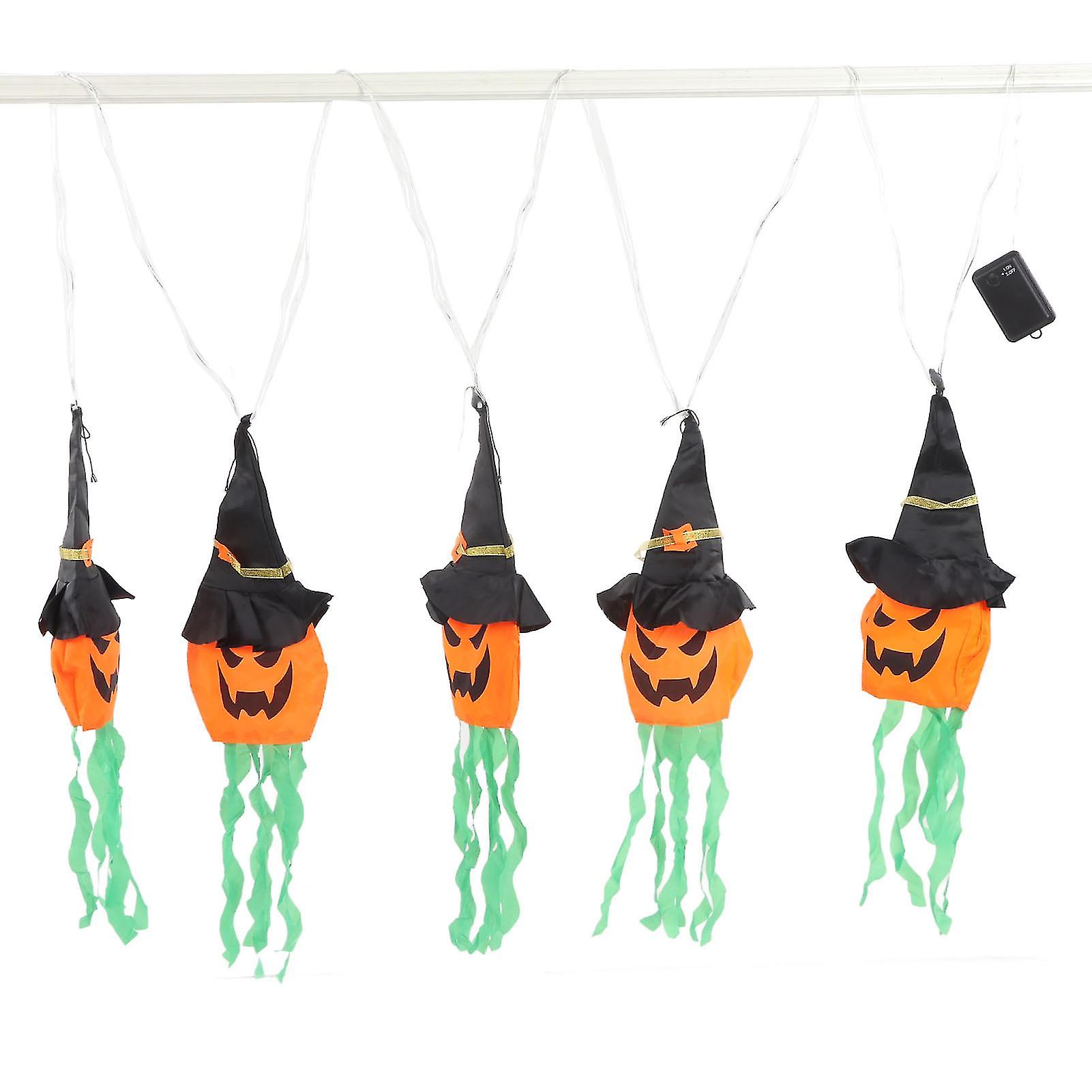 Halloween Pumpkin Lights Decorations LED Color Light Halloween Pumpkin Lantern Ornament for Halloween Party