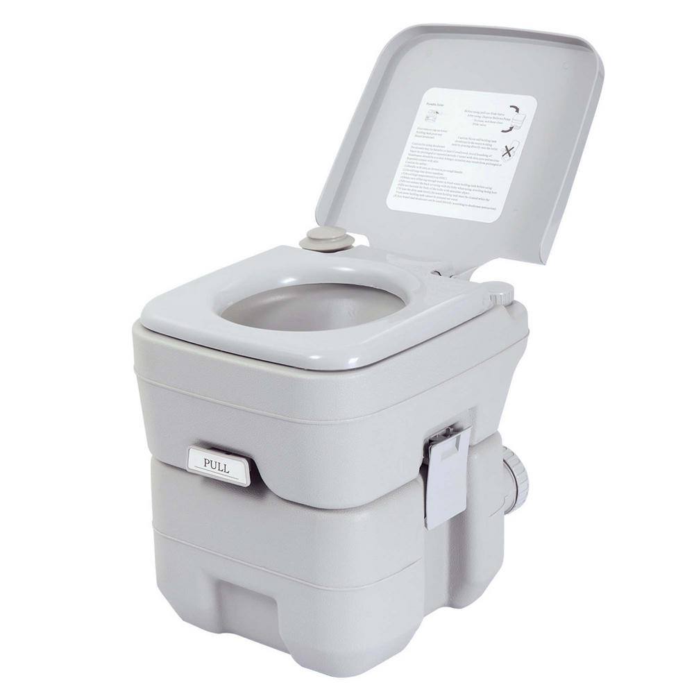 Whatseaso 1-piece 5.3 Gallons Per Flush and GPF Single Flush Square Toilet in. Green Seat Included AUN-110510889