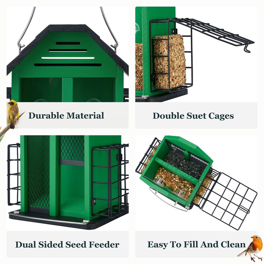 Bird Feeder for Outside  Hanging Wild Birdfeeder