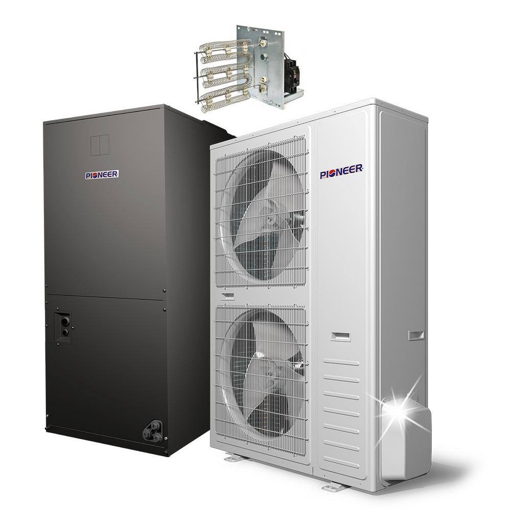 Pioneer 48000 BTU 4 Ton 18 SEER Ducted Central Split Air Conditioner Heat Pump System DYR4248GMFI18R