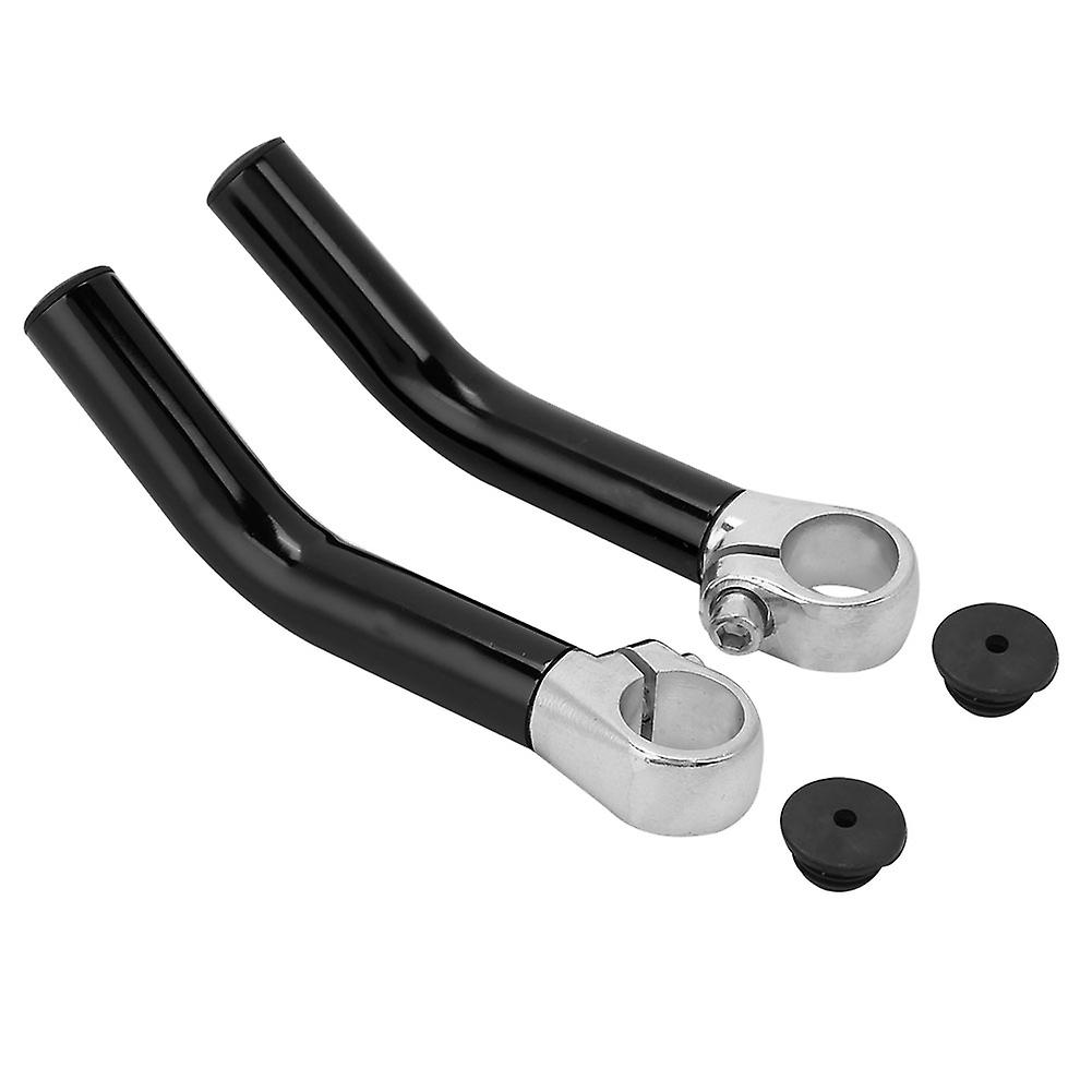 1 Pair Aluminum Alloy Mountainbike Road Bicycle Handlebar Bar End Black