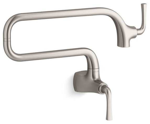 Kohler Graze Wall Mount Pot Filler Faucet   Contemporary   Pot Fillers   by Buildcom  Houzz