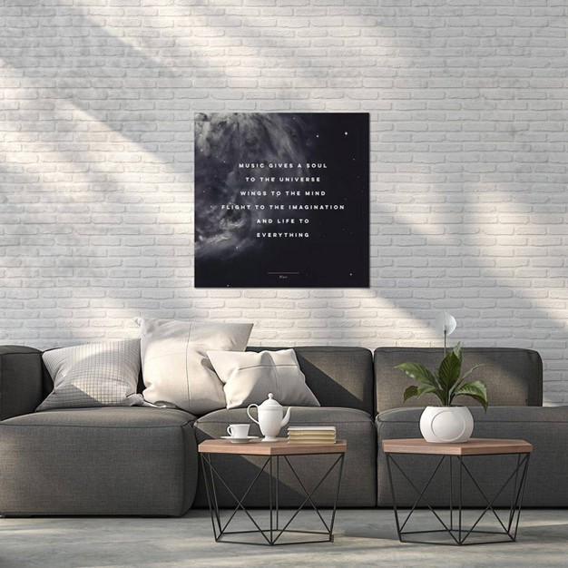 Music I By Galaxy Eyes Unframed Wall Canvas Icanvas