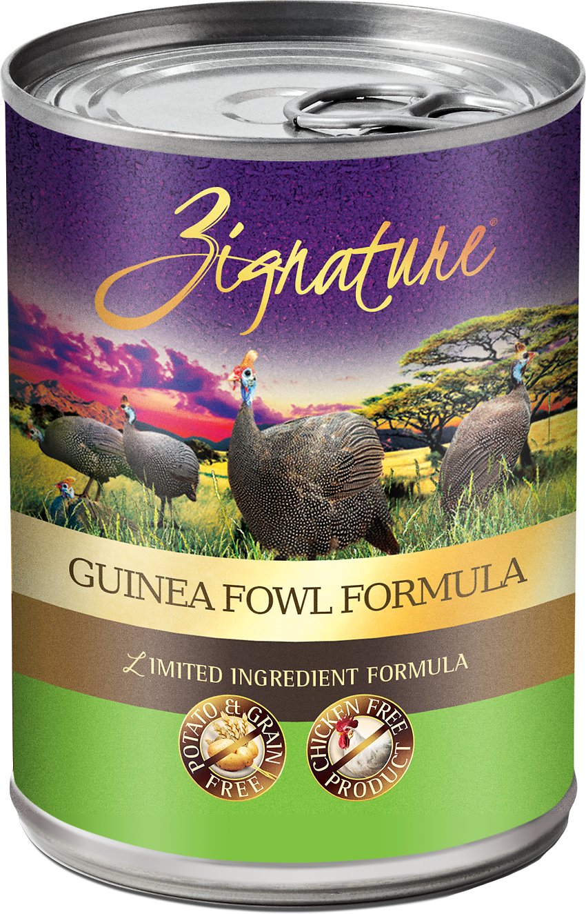 Zignature Guinea Fowl Limited Ingredient Formula Grain Free Wet Dog Fo