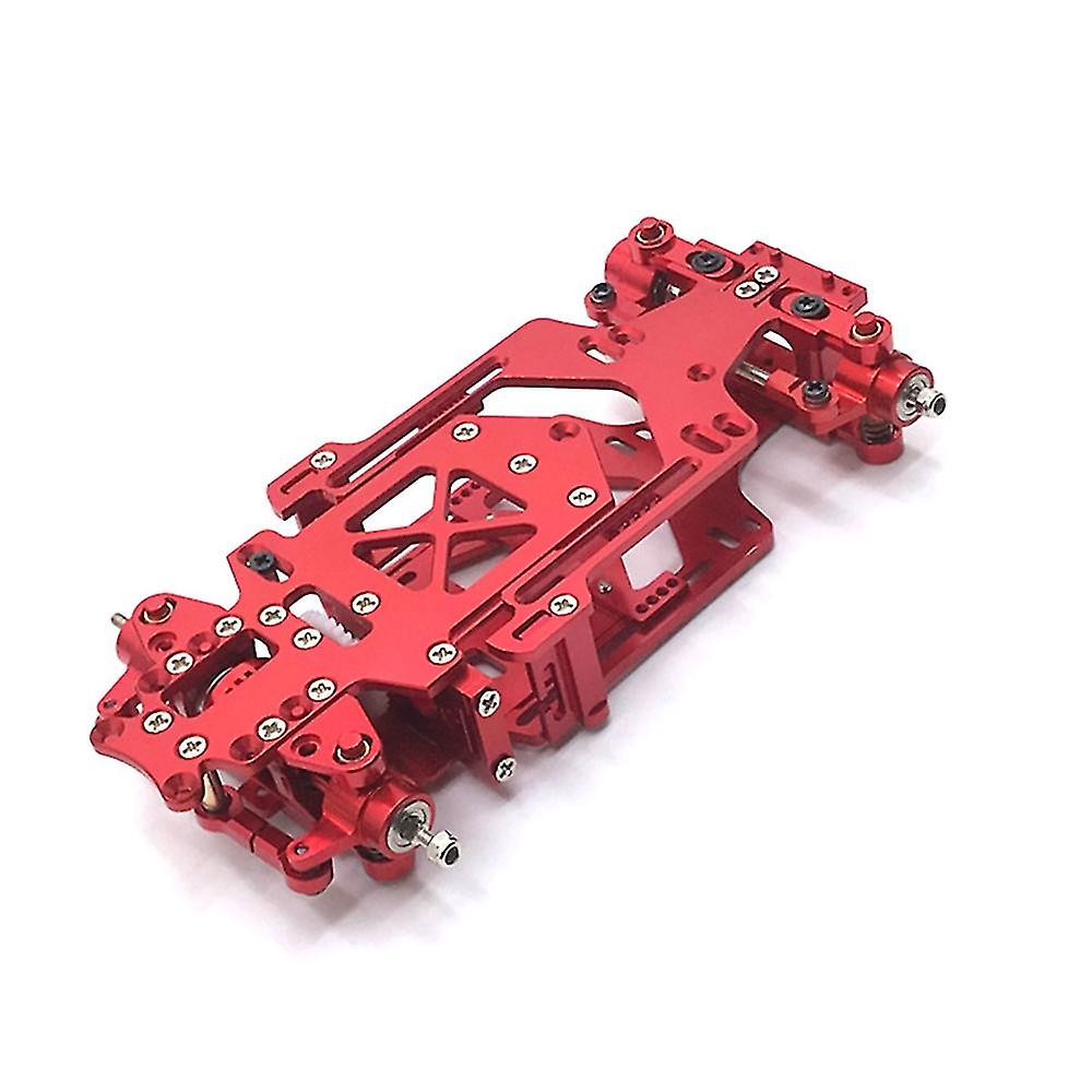 Rc01 1/28 Scale Rwd Rc Drift Car Wheelbase Adjustable Metal Chassis Frame Kit For K969 K989 284131