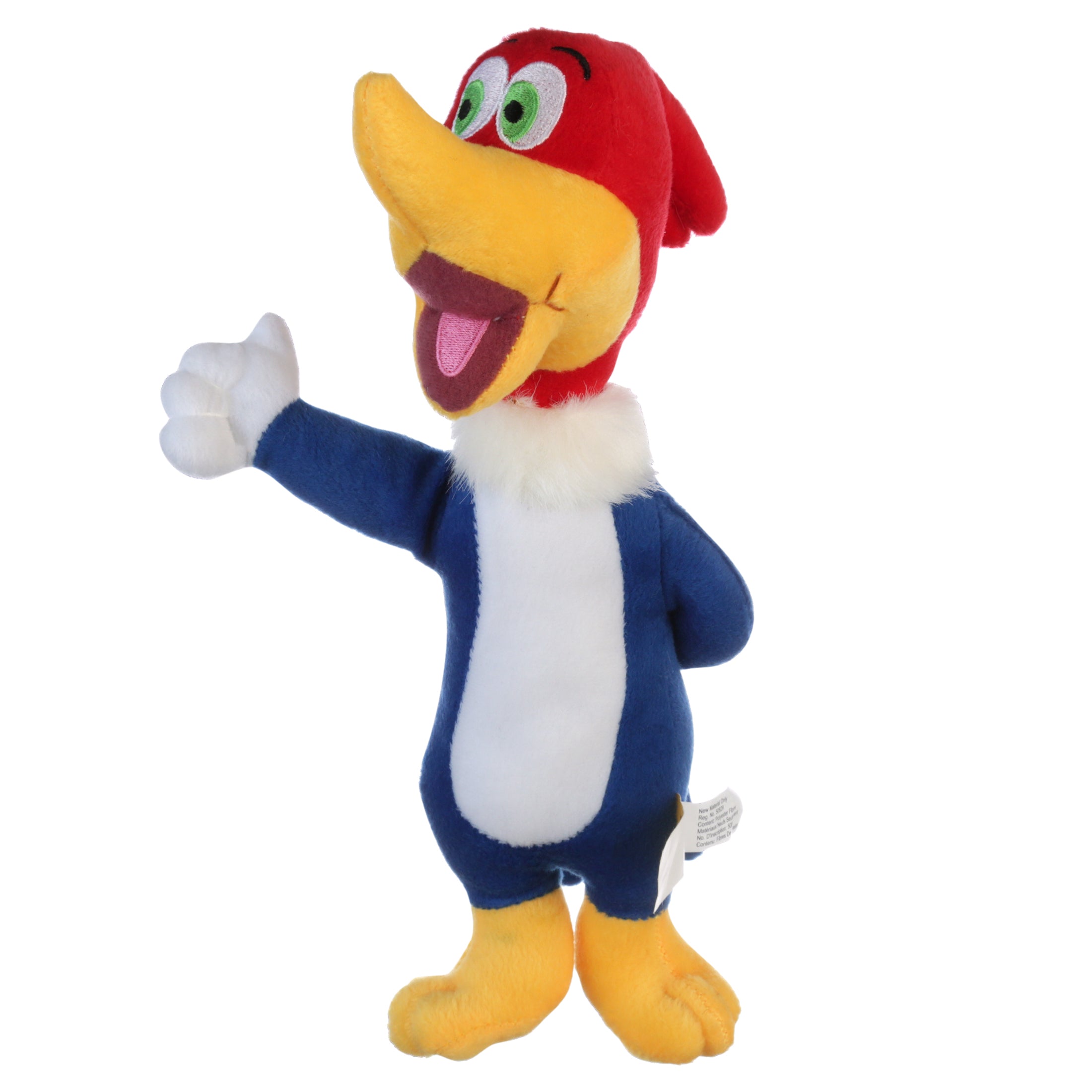 Multipet Woody Woodpecker Plush Talking Dog Toy