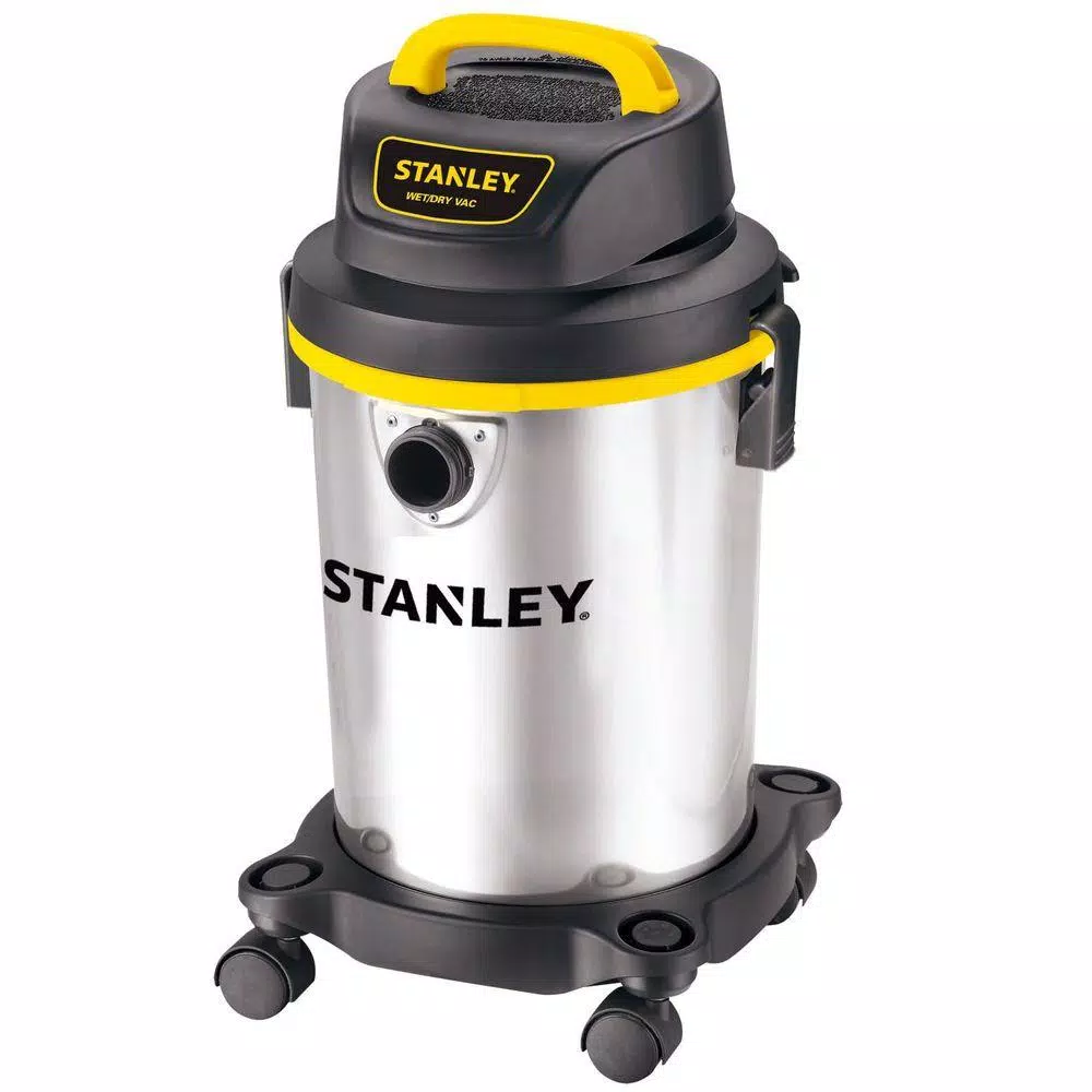 Stanley 4 Gal. Stainless Steel Wet/Dry Vacuum and#8211; XDC Depot