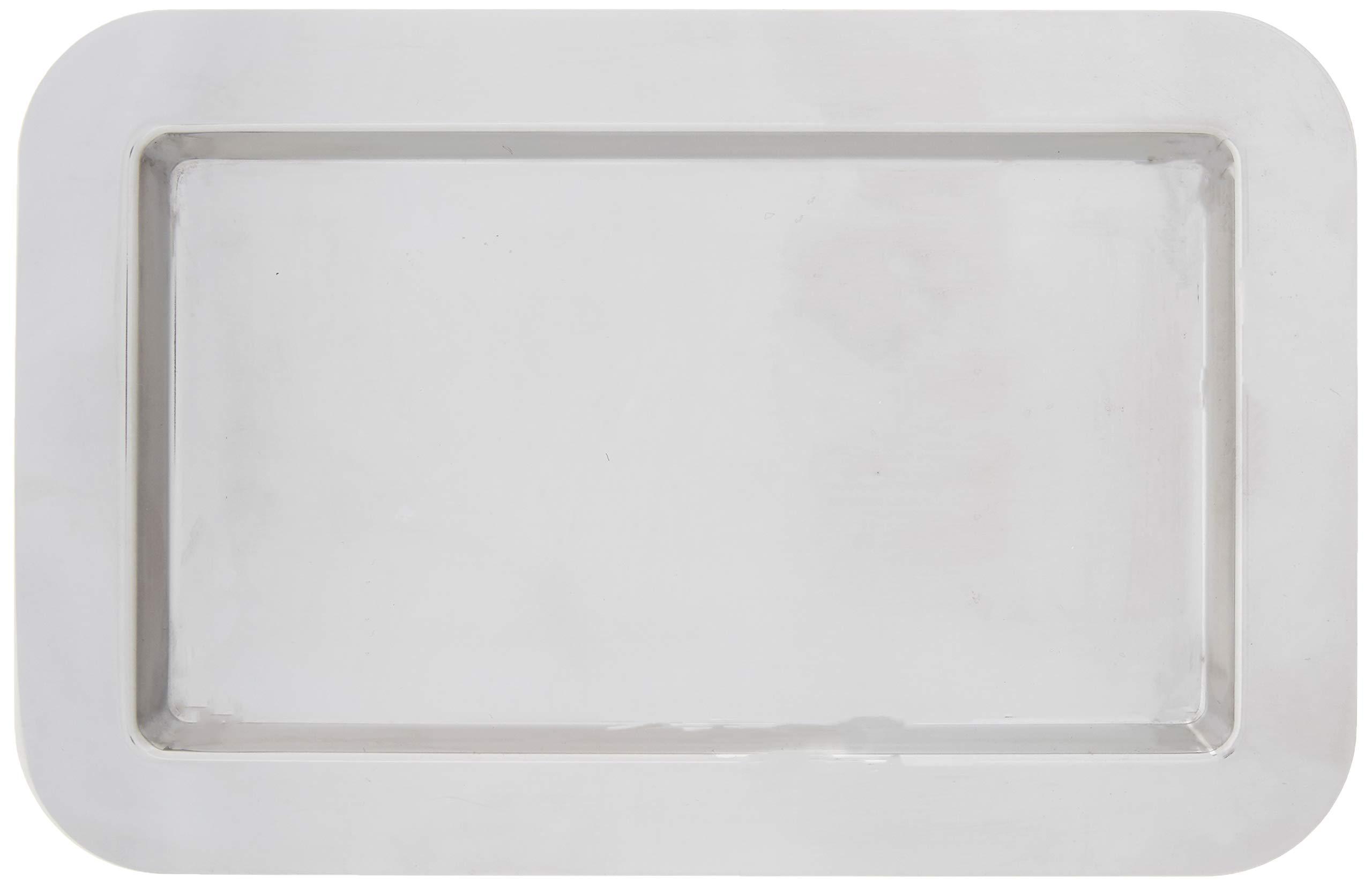 Frieling USA 18/10 Mirrored Finish Stainless Steel Serving Tray， 9.4-Inch by 5.6-Inch