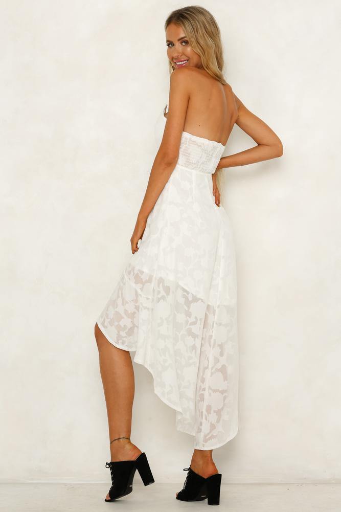 Love Flash Maxi Dress White