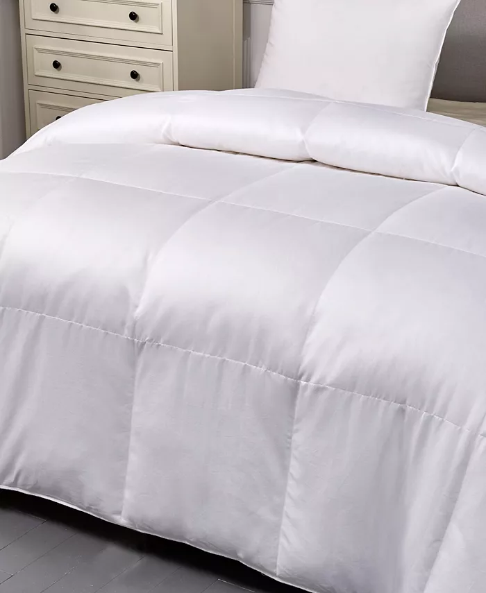 Blue Ridge European White Goose Down 1000 Thread Count Cotton Comforter， Twin